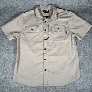 Off The Grid Shirt Men's XL Short Sleeve Heavy Ripstop Thunderbolt Outdoors